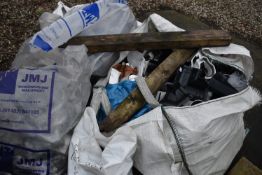 *Five Bags of Assorted Guttering, Ends, Corners, etc.