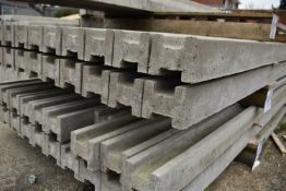 *Twenty 9ft Slotted Concrete Posts