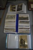 Three Small Albums of Vintage Postcards