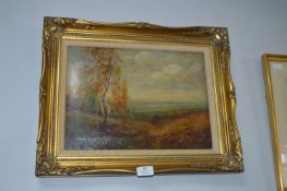 Oil on Canvas Landscape by John Thorley