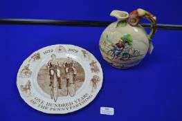 Crown Devon Daisy Bell Cycling Jug plus Mason Comm