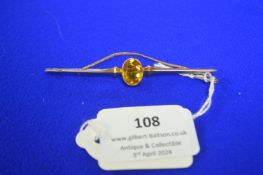 9ct Gold Bar Brooch ~3.5g gross