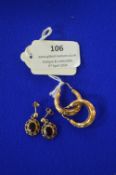 9ct Gold Earrings ~5g gross
