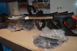 *Three Cordless Strimmers