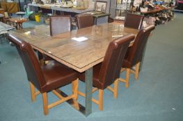 Barker & Stonehouse Driftwood Dining Table (matchi