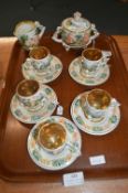Capodimonte Part Coffee Set with Cherub Design