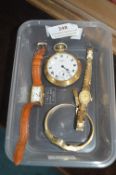 Three Lady's Wristwatches by Accurist, Sekonda, et