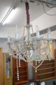 Glass Crystal Drop Chandelier