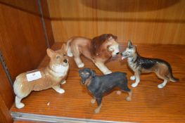 Four Animal Ornaments