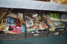 Quantity of Books Including Comedy etc. (crates no