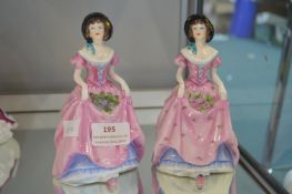 Two Small Coalport Figurines 