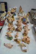 Seventeen Piggin Figures