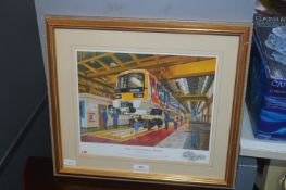 Framed Railway Print by Wilfred Hardy