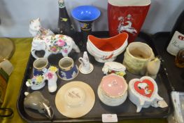 Decorative Pottery Item Including Suzy Cooper etc.