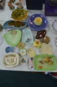 Vintage Pottery Including Carlton Ware etc.