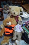 Harrods Teddy Bear, Meerkat, and Another Bear