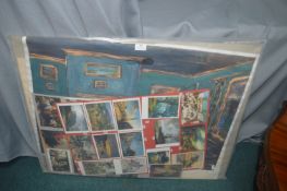 Portfolio of Artists Original Sketches, Posters, e