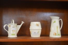 Three Aynsley Edwardian Kitchen Garden Decorative