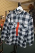 *Jachs Girlfriend Plaid Fleece Lined Shirt Size: M