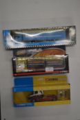 Three Corgi Eddie Stobart Trucks Including Knauf