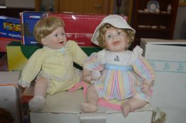Two Danbury Mint Dolls 