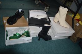 Six Assorted Pairs of Lady's Boots and Shoes