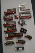 Tray Lot of Corgi Eddie Stobart Trucks etc.