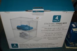 *Stackable Shoe Boxes