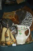 Vintage Items Including Biscuit Barrels, etc.