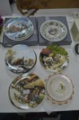 Royal Doulton, Royal Albert, and Wedgwood Wall Pla