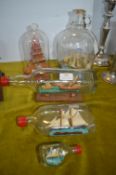 Five Ships in Bottles
