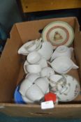 Pottery Cups, Saucers, Plates, etc.