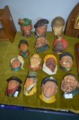 Fourteen Wall Plaques by Bosson etc.