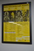 Framed Buena Vista Social Club Poster