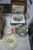 Royal Doulton Bunnykins Plates plus Wedgwood Wall