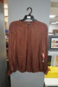 *Hilary Radley Lady's Chocolate Blouse Size: M