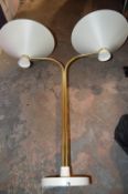 *Two Cream Pendant Lights
