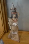 Lladro Figurine of a Girl with a Baby and a Pot