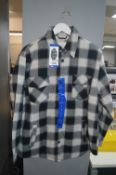 *Jachs Girlfriend Fleece Lined Plaid Shirt Size: L
