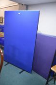 Four Double Sided Office Partition Boards in Two C