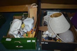 Household Goods, Kitchenware, Lamps, Kettles, etc.