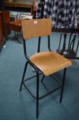 Metal Framed Barstool