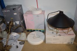*Three Assorted Pendant Lights