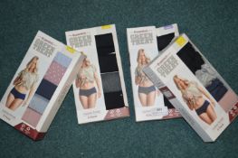 *Four Assorted Packs of Green Treat Lady’s Briefs