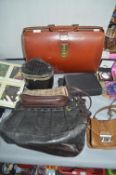 Leather Briefcase, Handbags, etc.