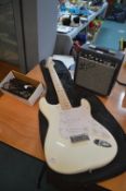 *Fender Squier Stratocaster Guitar with Frontman A
