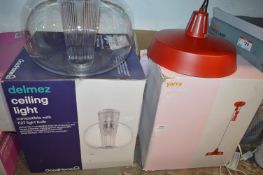 *Three Assorted Pendant Lights