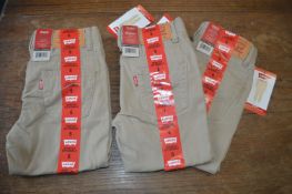 Three Levi’s Kid’s Trousers Size: 6 Years