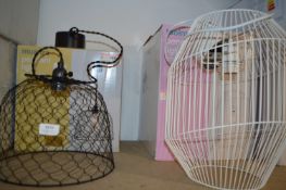 *Black and White Pendant Light