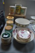 Pottery Storage Jars and Bowls etc.